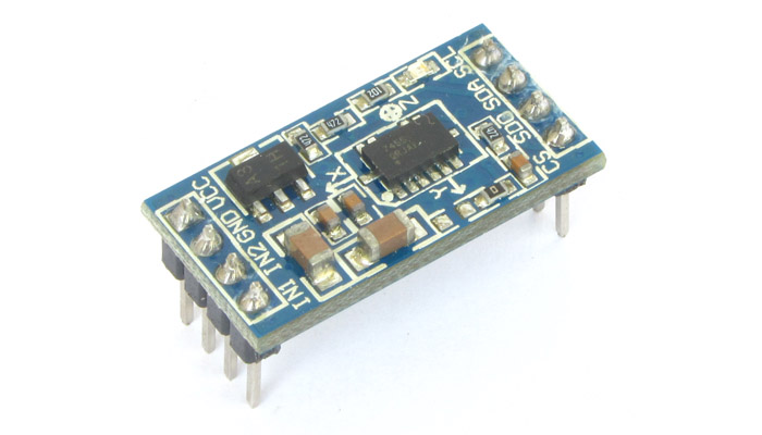 MMA7455 Triple Axis I2C Accelerometer Module