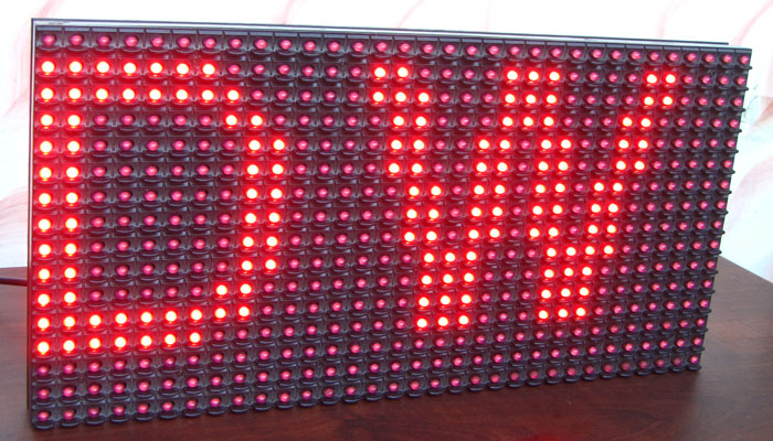 P10 LED Display Panel Interface with AVR ATmega8
