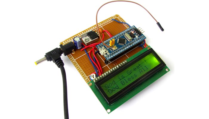 STM32 HD44780 Based LCD Interface