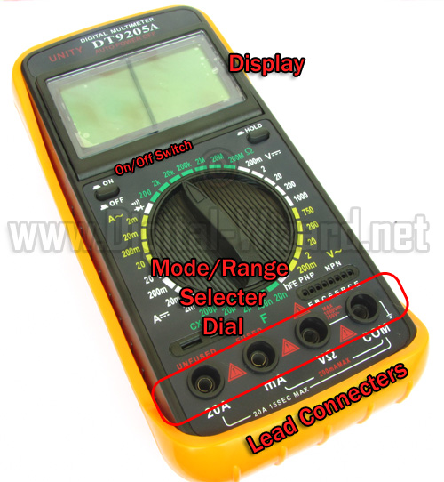 parts of multimeter