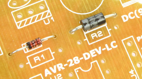 diodes soldered