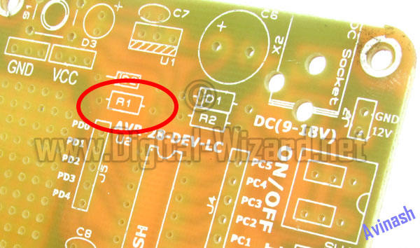 resistor pcb pattern