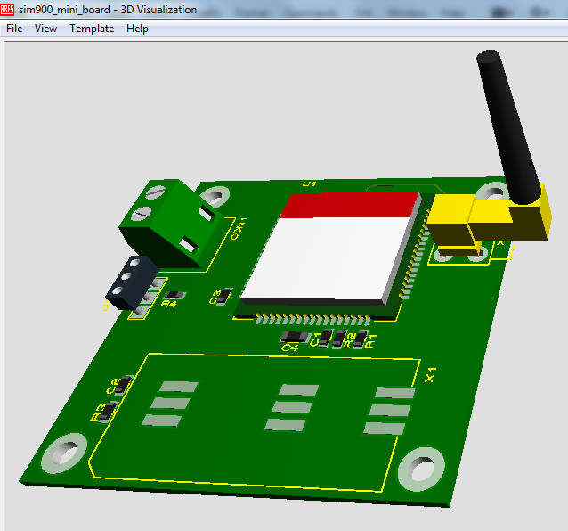 SIM900 3d model