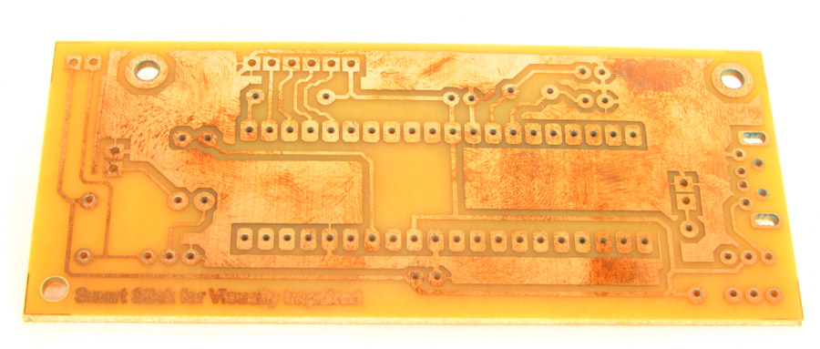 Bare PCB for Smart Walking Stick Project