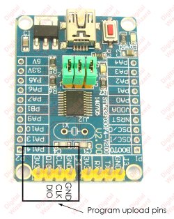 STM32F030F4 SWD Pins