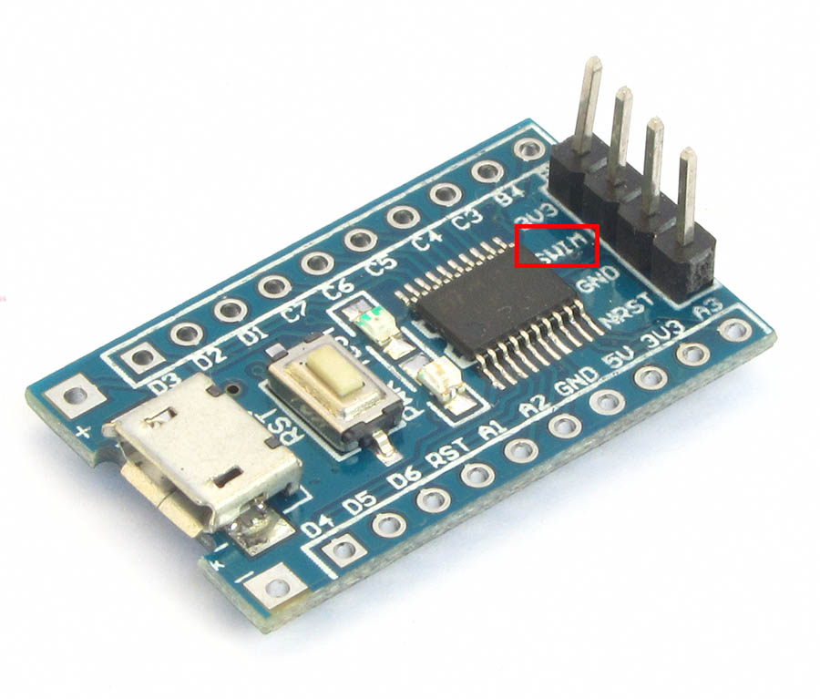 STM8 Mini Board SWIM