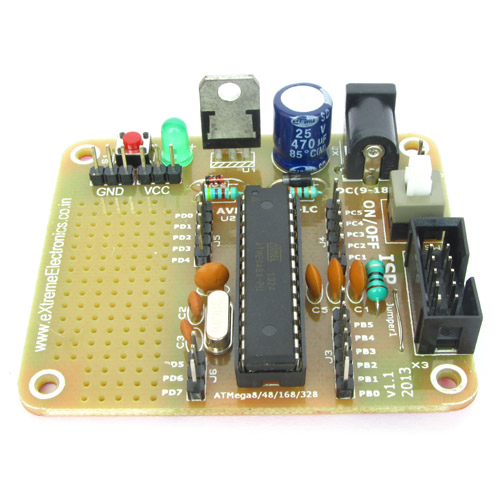 28 PIN AVR Development Board