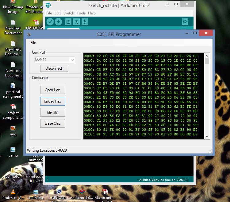 trouble in programing an AT89C51 microcontroller using arduino uno board as a programmer